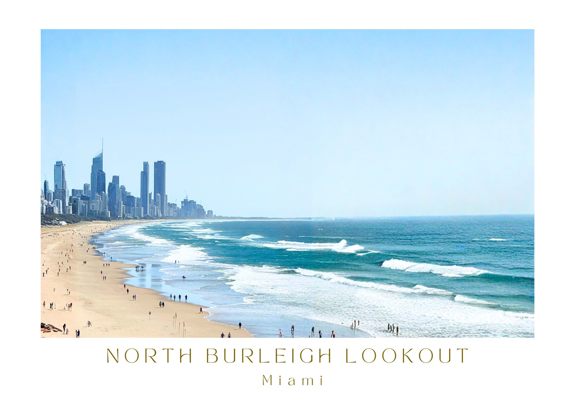 North Burleigh Lookout headland view near Villa Nobby